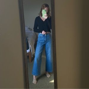 Universal Thread wide leg crop jeans